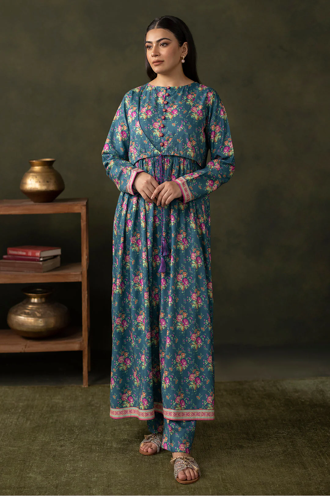 Zellbury Shirt Shalwar - 0261 Essential Winter Collection 2025