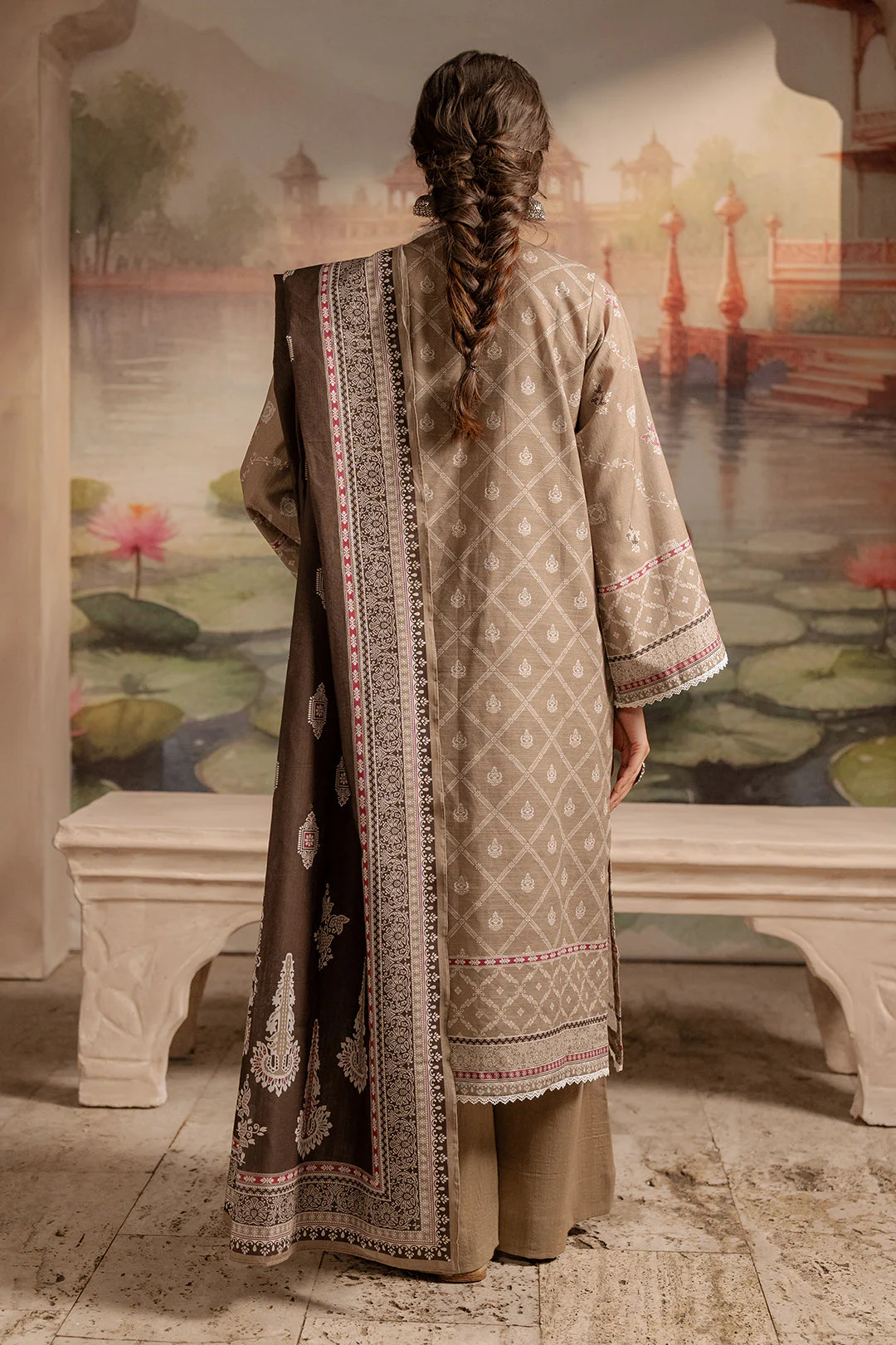 Zellbury Shirt Shalwar Dupatta - 0385 Essential Winter Collection 2025 - Image 2