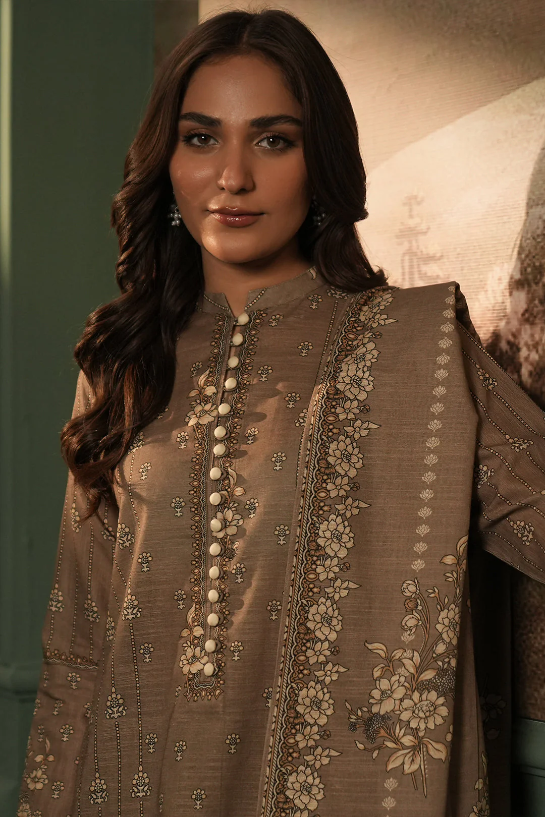 Zellbury Shirt Shalwar Dupatta - 0462 Essential Winter Collection 2025 - Image 2