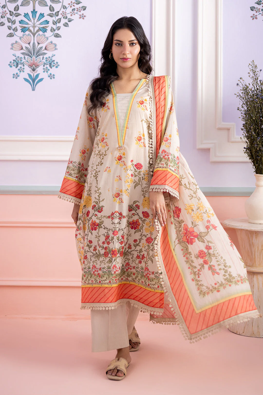 Zellbury Shirt Shalwar Dupatta - 0563 Summer Collection Essential 2026