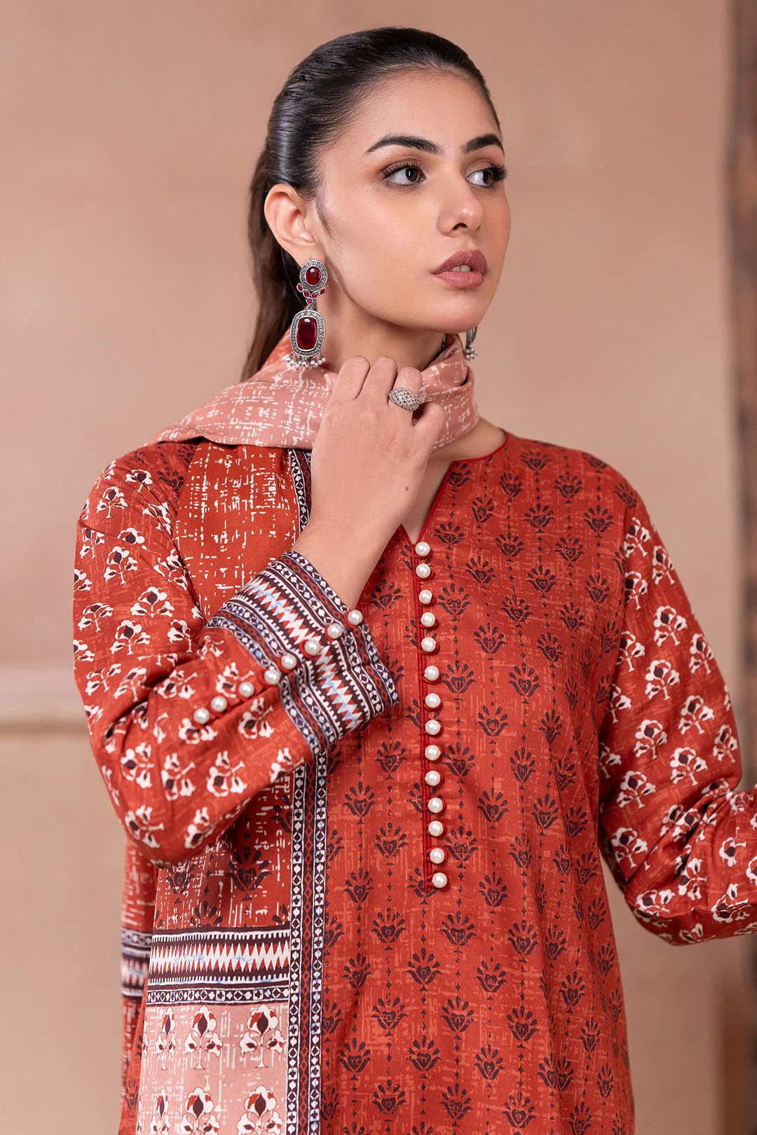 Zellbury Shirt Shalwar Dupatta - 0580 Essential Winter Collection 2025 - Image 2