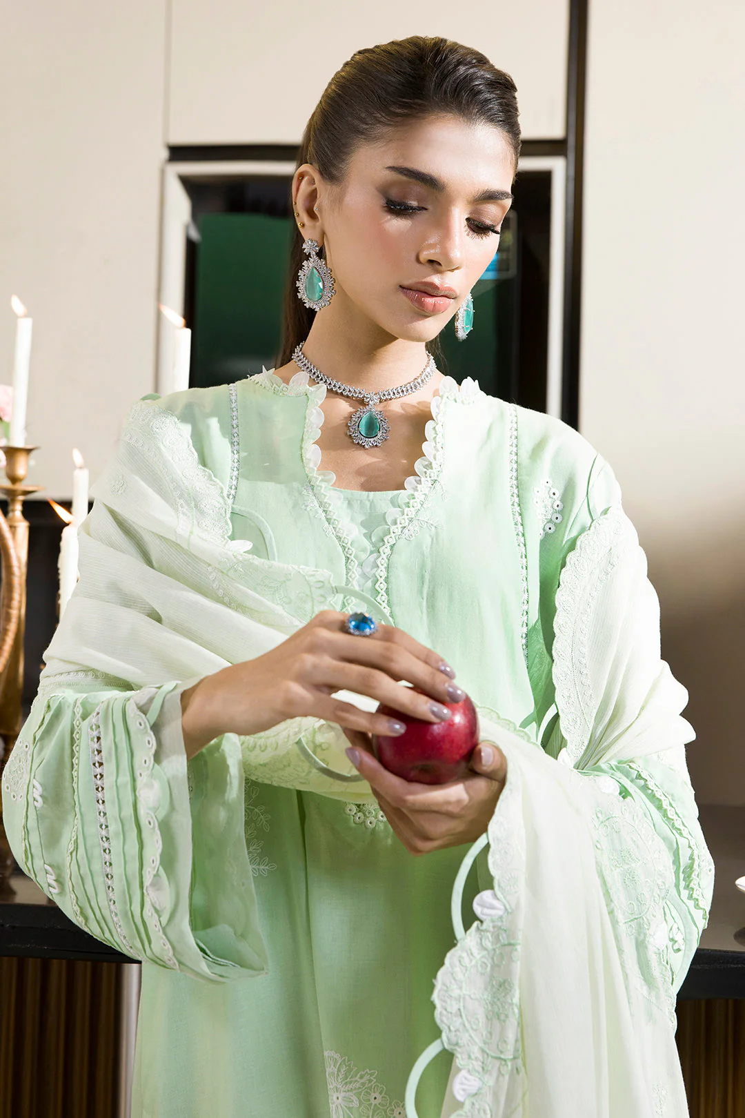 Zellbury WUC25E30070 Chikankari Collection 2025 - Image 2