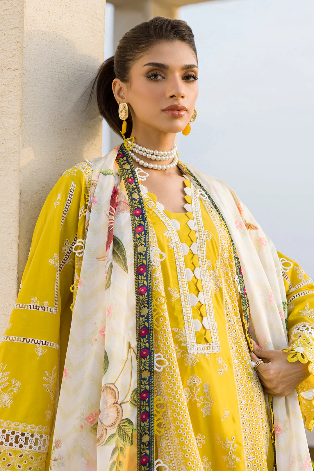 Zellbury WUC25E30073 Chikankari Collection 2026 - Image 2