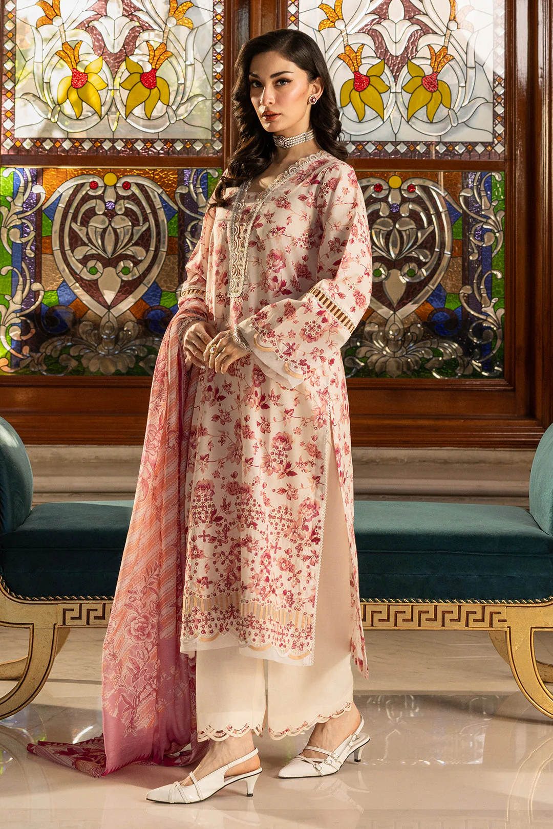 Zellbury WUC25E34012 Chikankari Collection 2026 - Image 2